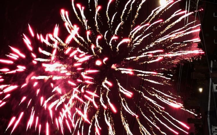 Fireworks over Greenville